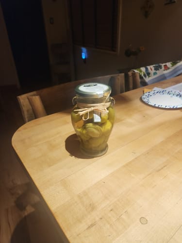 Customer photo review of Garlic Stuffed Gordal Olives