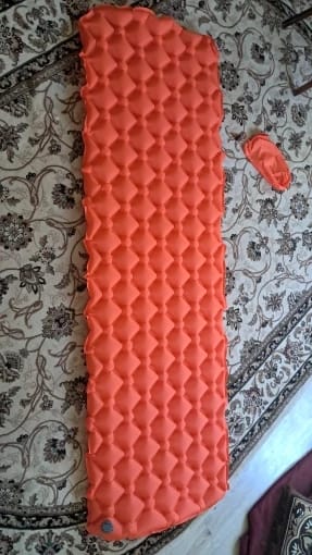 Customer photo review of Ultraleichte Isomatte ohne Kopfstütze – Ideal für jedes Abenteuer unterwegs