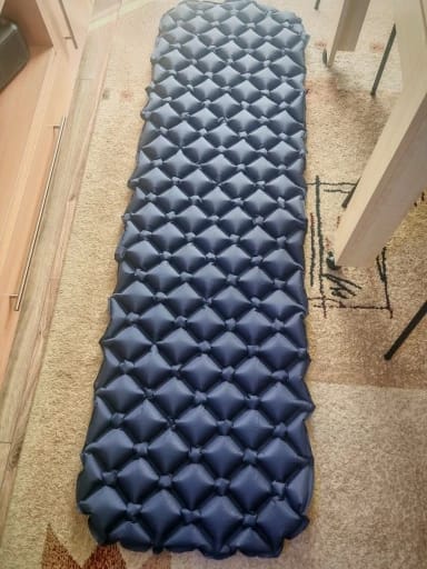 Customer photo review of Ultraleichte Isomatte ohne Kopfstütze – Ideal für jedes Abenteuer unterwegs