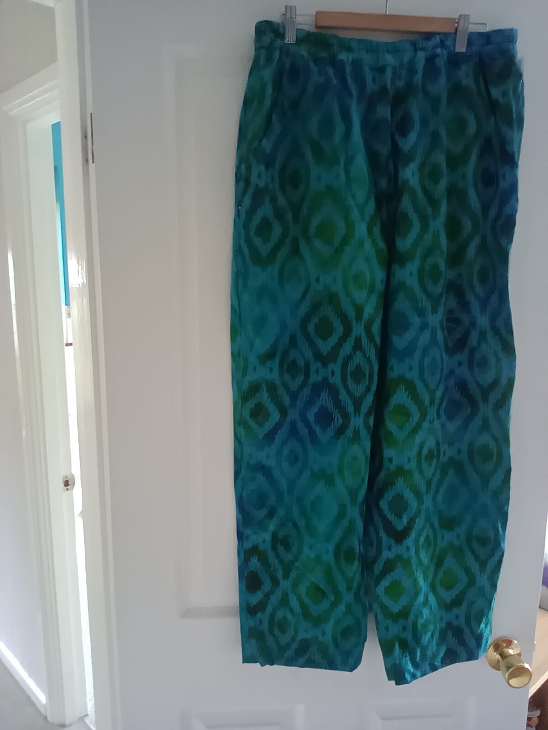 Customer photo review of Diamond Tiles Cotton Batik Fabric