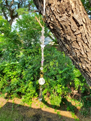 Customer photo review of Easy suncatcher tutorial for beginners- sparkle
