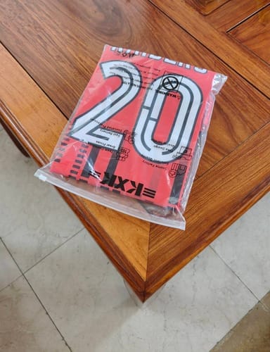 Customer photo review of Custom Red Classic Soccer Training Sets Jersey For Adults/Kids
