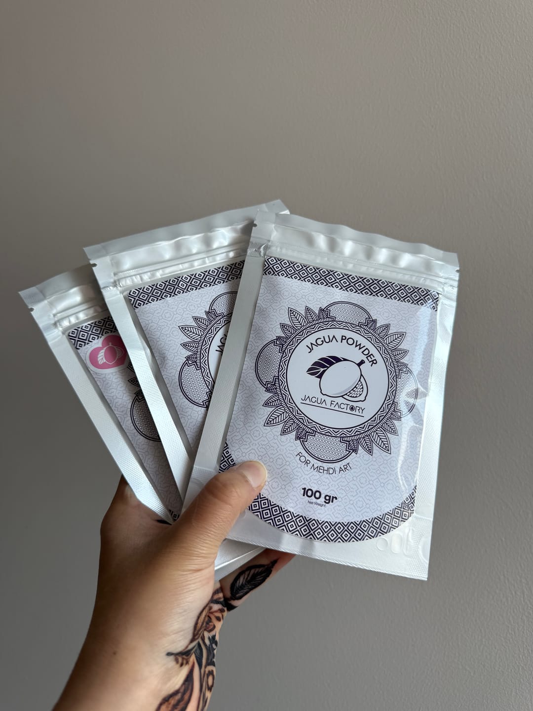 Customer photo review of JAGUA POWDER 200 g (2 bags per 100 g)