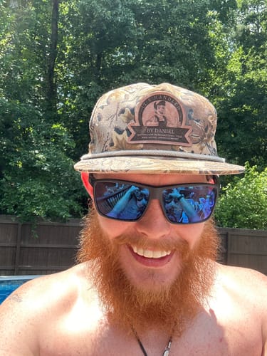 Customer photo review of Custom Leather Patch Rope Hat - Richardson 256P UMPQUA