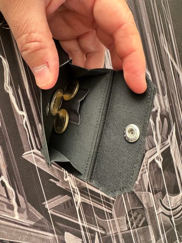 Customer photo review of Tactical Wallet Münzfach - Schwarz