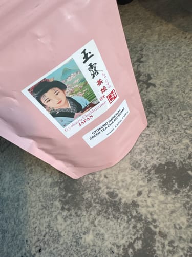 Customer photo review of Gyokuro Imperial Green Tea Cha Musume