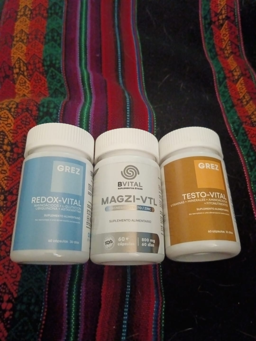 Customer photo review of REDOX-VITAL - Aminoácidos, L-glutation, vitaminas y minerales