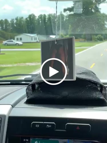 Customer video review of Custom Shape Air Freshener