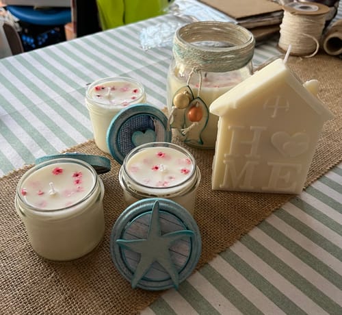 Customer photo review of MECHAS PARA VELAS ENCERADAS Y CORTADAS A MEDIDA