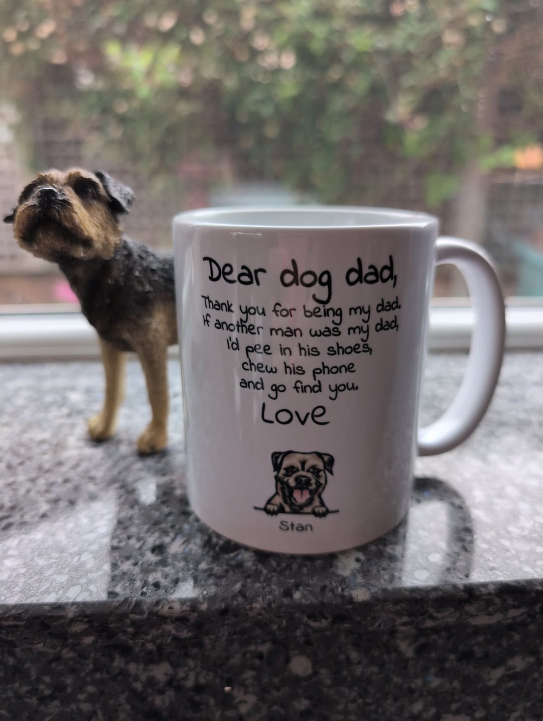 Customer photo review of Dear Dog Parent - Personalised Mug