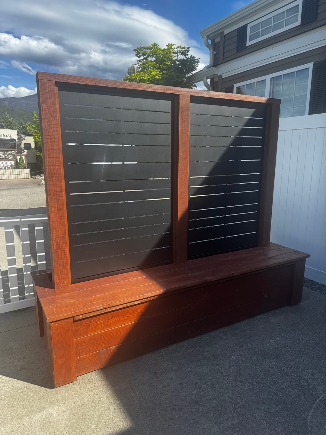 Customer photo review of Privacy Screen (Horizon)