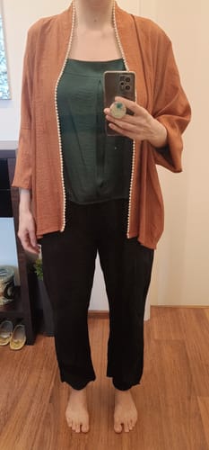 Customer photo review of Yaoyao 夭夭 Budding Pearls Modernized Song Dynasty Feijixiu Top