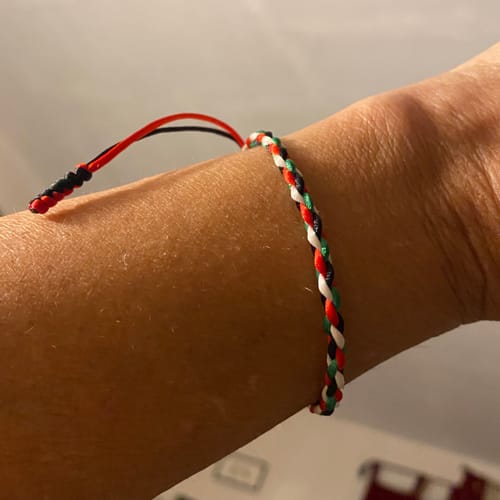 Customer photo review of Palestine Unity Bracelet