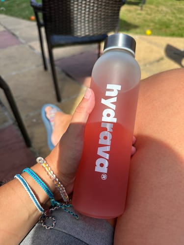 Customer photo review of Frosted Hydrava Bottle