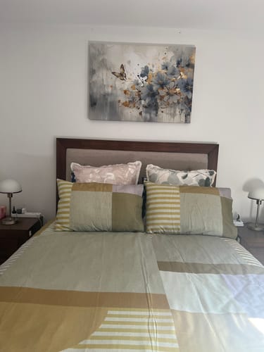 Customer photo review of TOUCH OF GOLD CANVAS