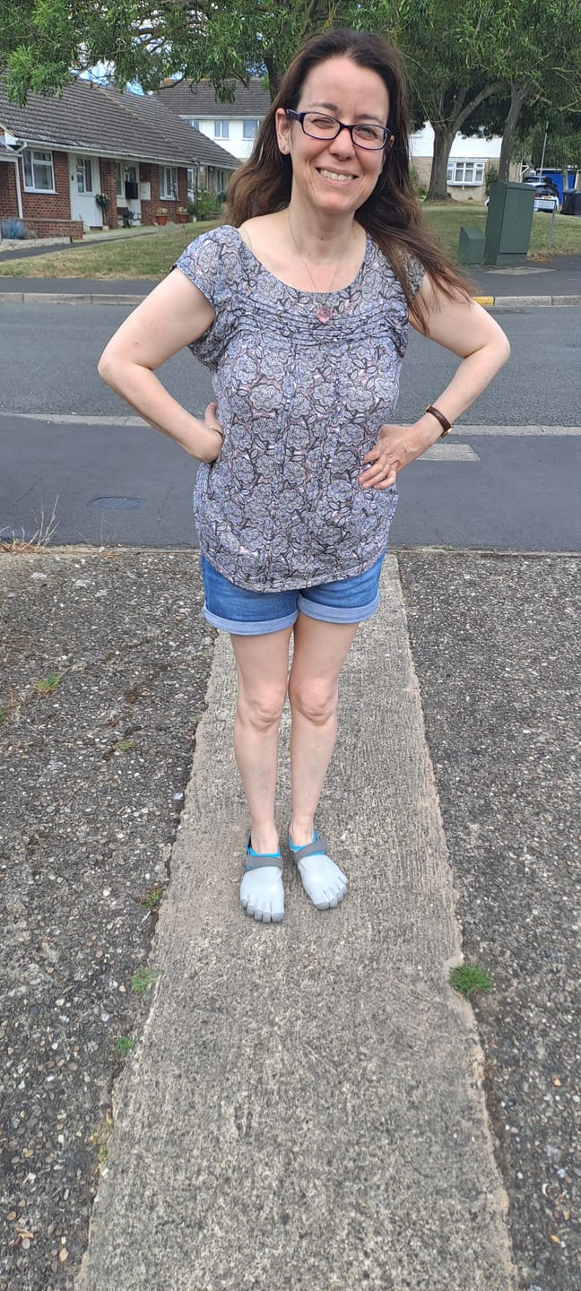 Customer photo review of V-Aqua Womens Light Grey Blue