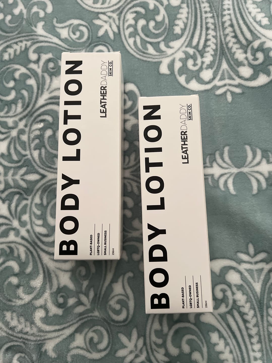 Customer photo review of Body Lotion - LeatherDaddy