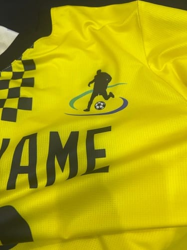 Customer photo review of Custom Royal Powder Blue Training Uniform For Men Soccer Sets Jersey