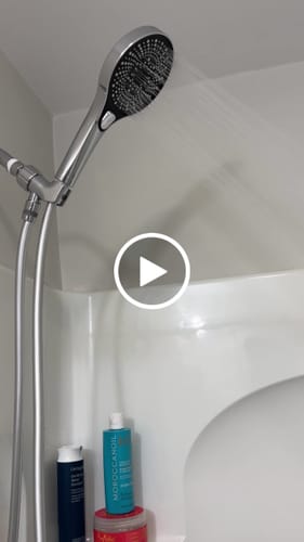 Customer video review of Multi-Function Pressurized Handheld Shower Set