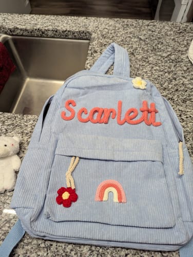 Patti G. review of KNIT & CARRY – Personalized Knitted Backpack image 1 out of 1