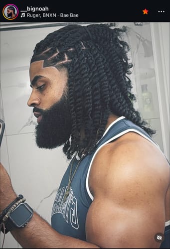 Customer photo review of Lard Infused Beard Butter - Non Greasy - All Natural Scent (Unscented) 5.5 oz "Nourish Your Mane"