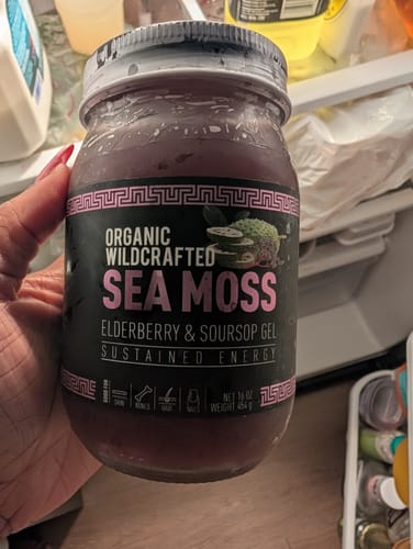 Customer photo review of Elderberry & Soursop Sea Moss Gel