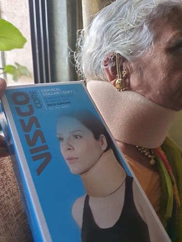 Customer photo review of Cervical Collar Soft | Neck Support for Cervical Spine Immobilization & Pain Relief (Beige)