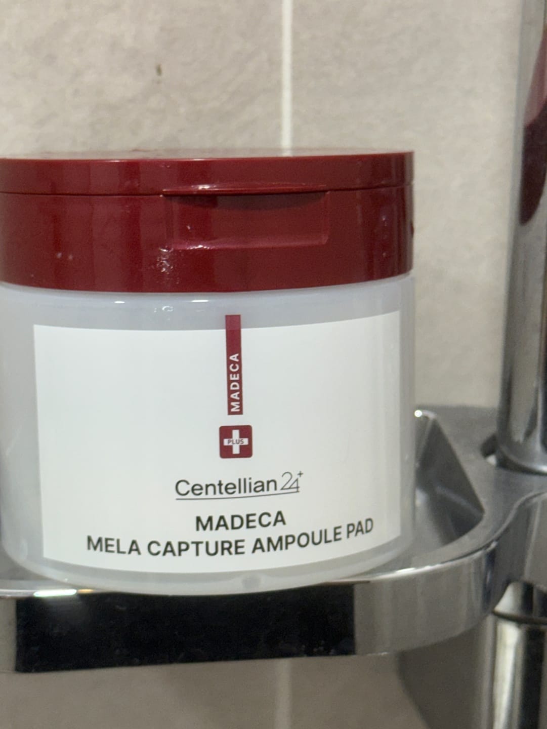 Customer photo review of Madeca Mela Capture Ampoule Pad 60pcs