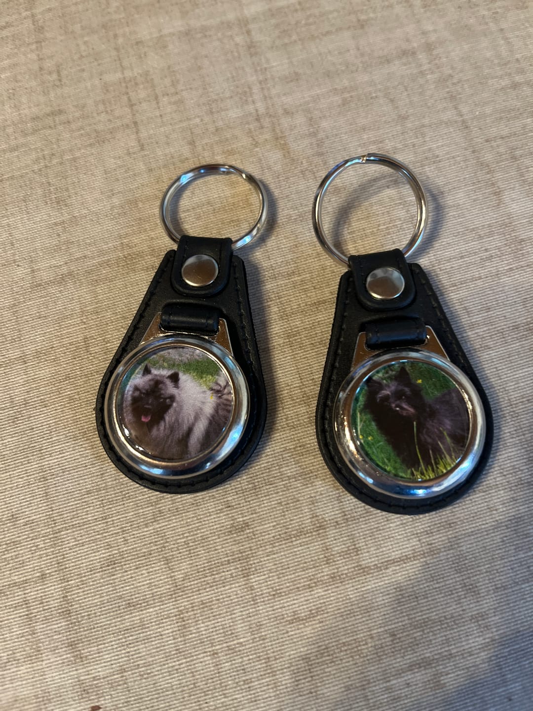 Customer photo review of Schlüsselanhänger-Bundle Leder 3x dein Foto für nur 19,90 €