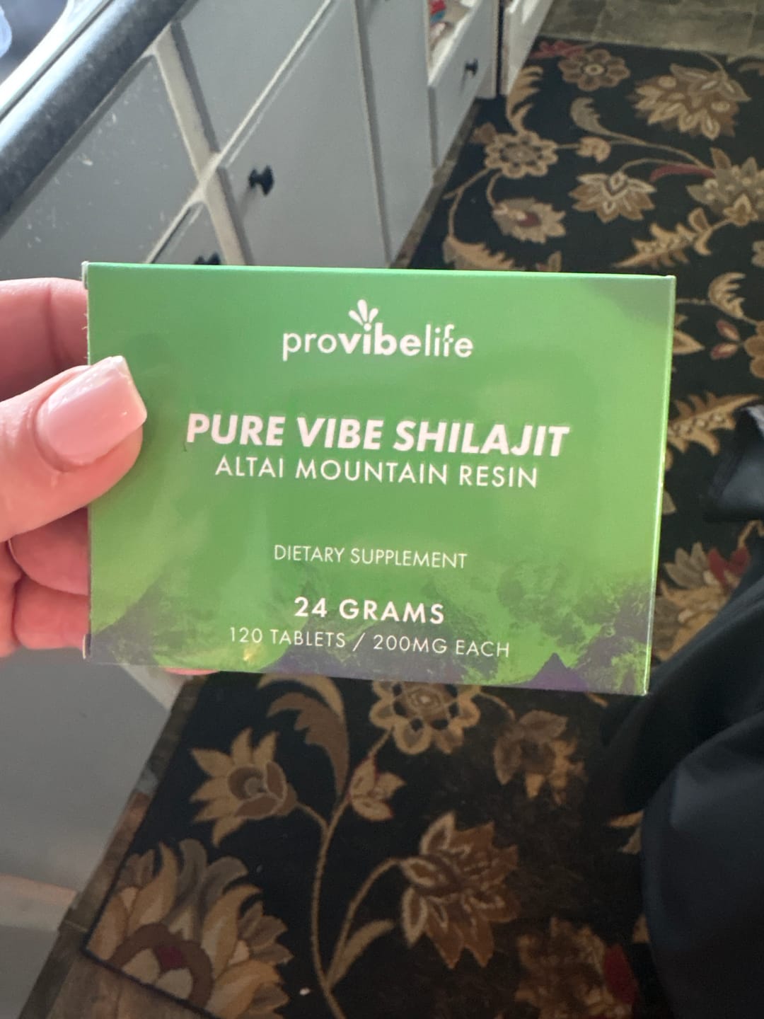 Customer photo review of Shilajit Resin Tablets