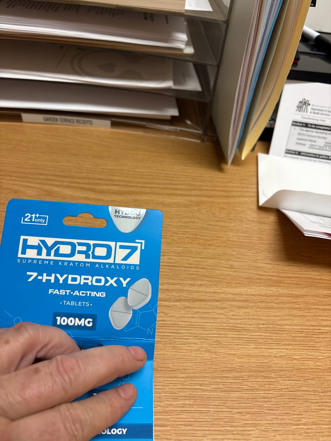 Customer photo review of 7-Hydroxy Tablets - 20MG (5 Count)