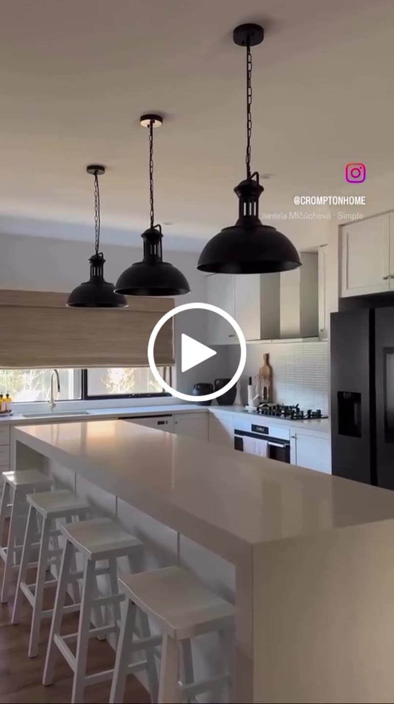 Customer video review of Modern Industrial Single Dome Pendant Light