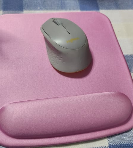Customer photo review of Mousepad  | STF VIVA! | base gel, reposamuñecas Sweet Rosa