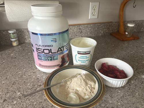 Customer photo review of Protein Isolate