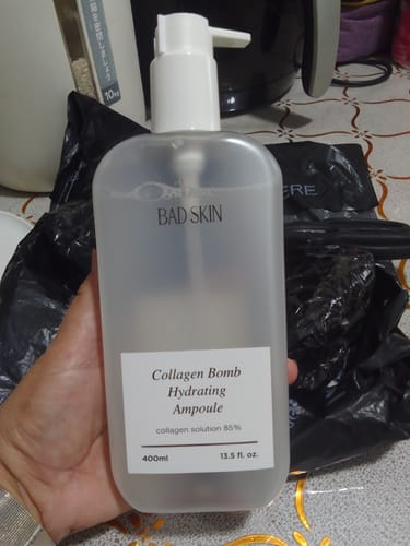 Customer photo review of Bad Skin™ Korean Collagen Bomb Hydrating Ampoule