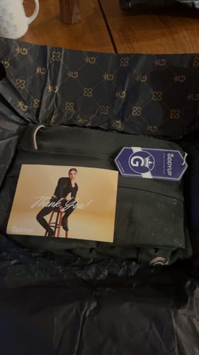 Customer photo review of NEW Ladies & Teen Clara Olive Green Tights