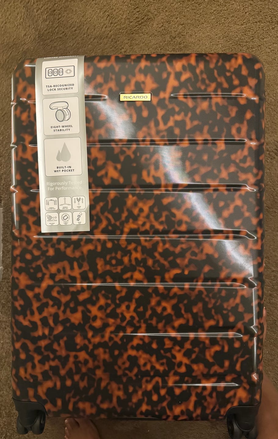 Customer photo review of Cambria Hardside 3-Piece Set