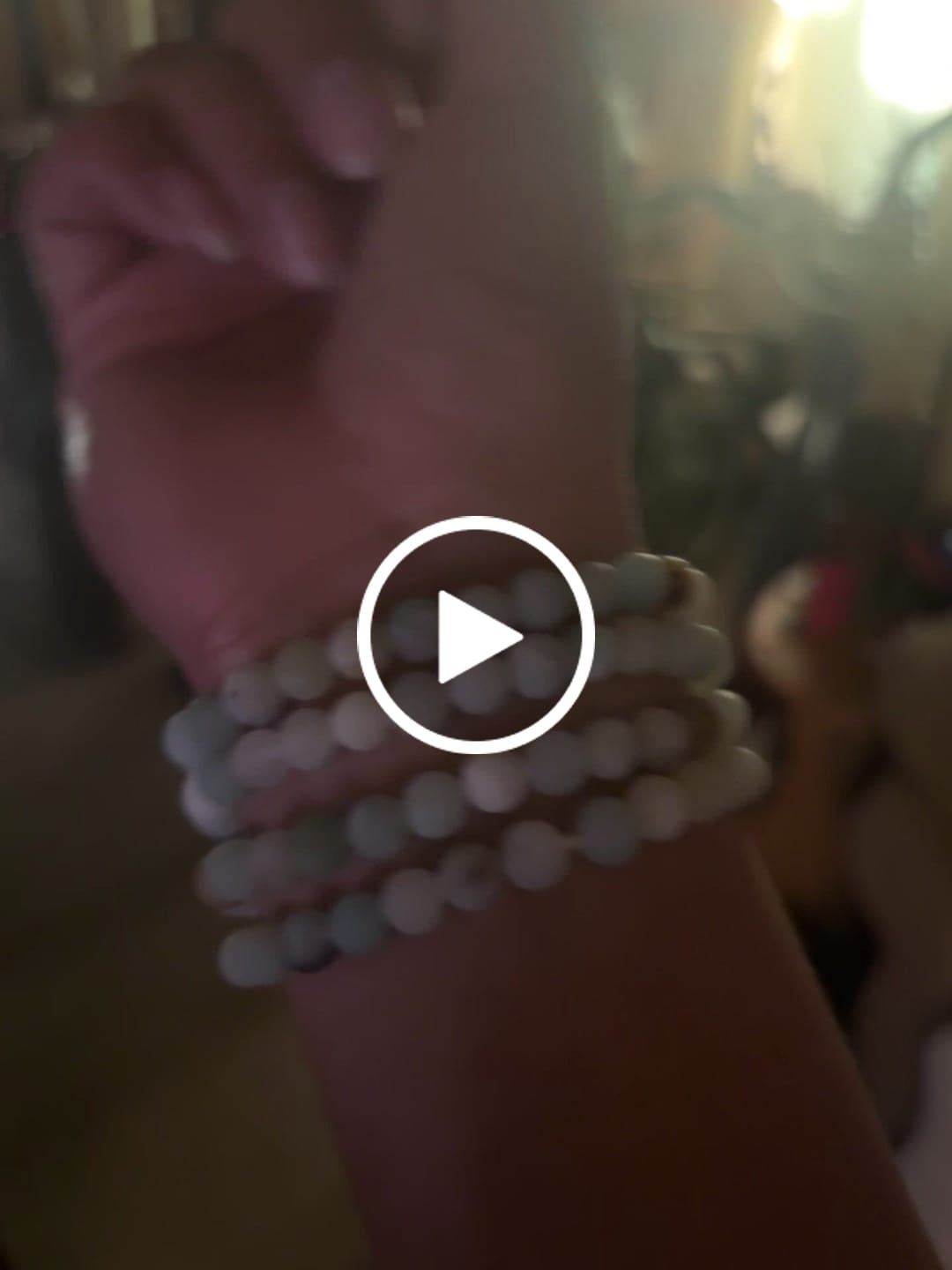 Customer video review of Amazonite Jasper Stretch Apple Watch Strap