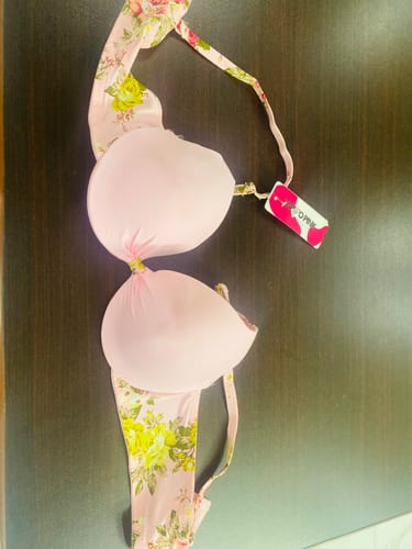 Customer photo review of Tea Pink Sugar Lacy Bra