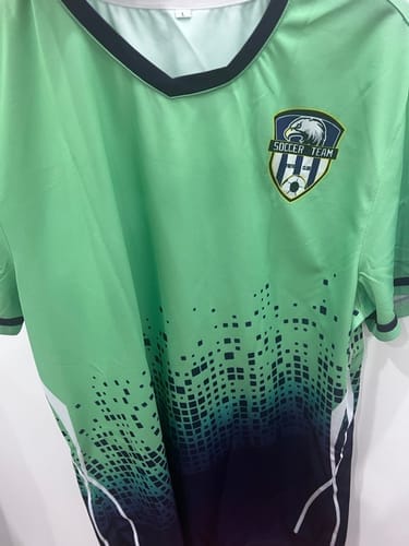 Customer photo review of Custom Black White Training Uniform For Men Soccer Sets Jersey