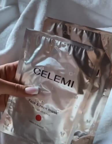 Customer photo review of Intensyviai drėkinanti veido ir kaklo kaukė 15ml
