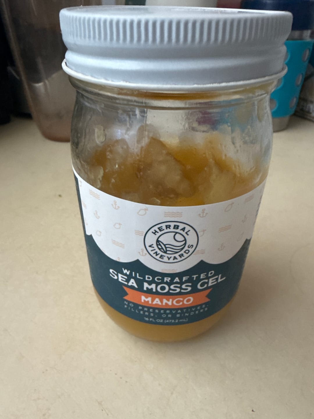 Customer photo review of EXCLUSIVE MANGO SEA MOSS GEL