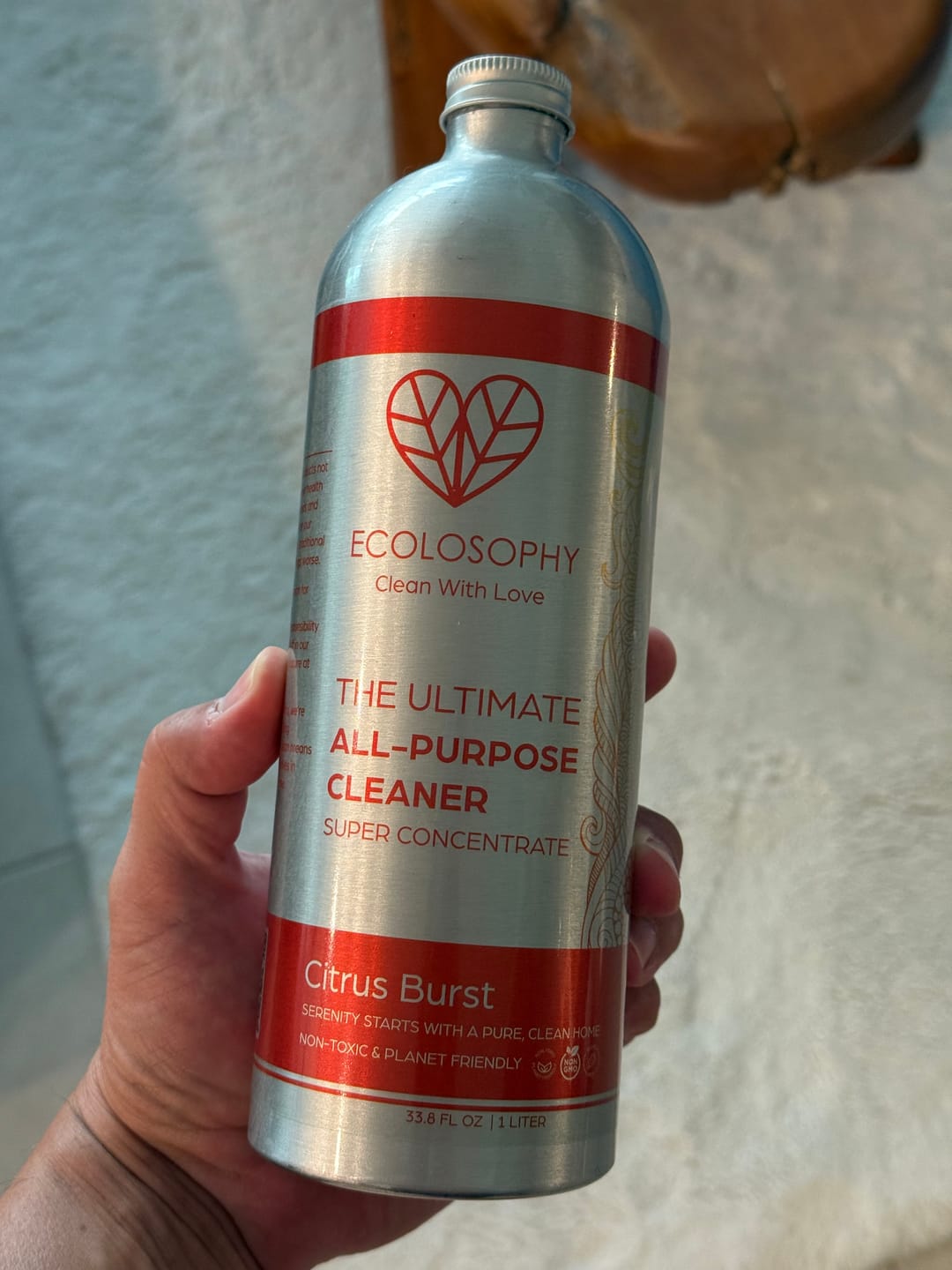 Customer photo review of Ecolosophy SUPER CONCENTRATE™ Cleaning Kit – Citrus Burst