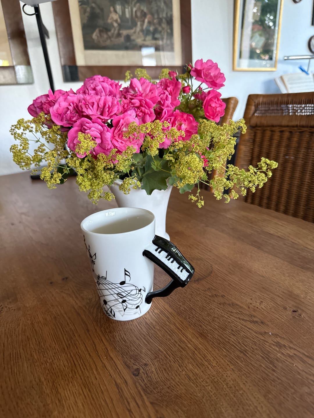 Customer photo review of Originelle Tasse – Klavier