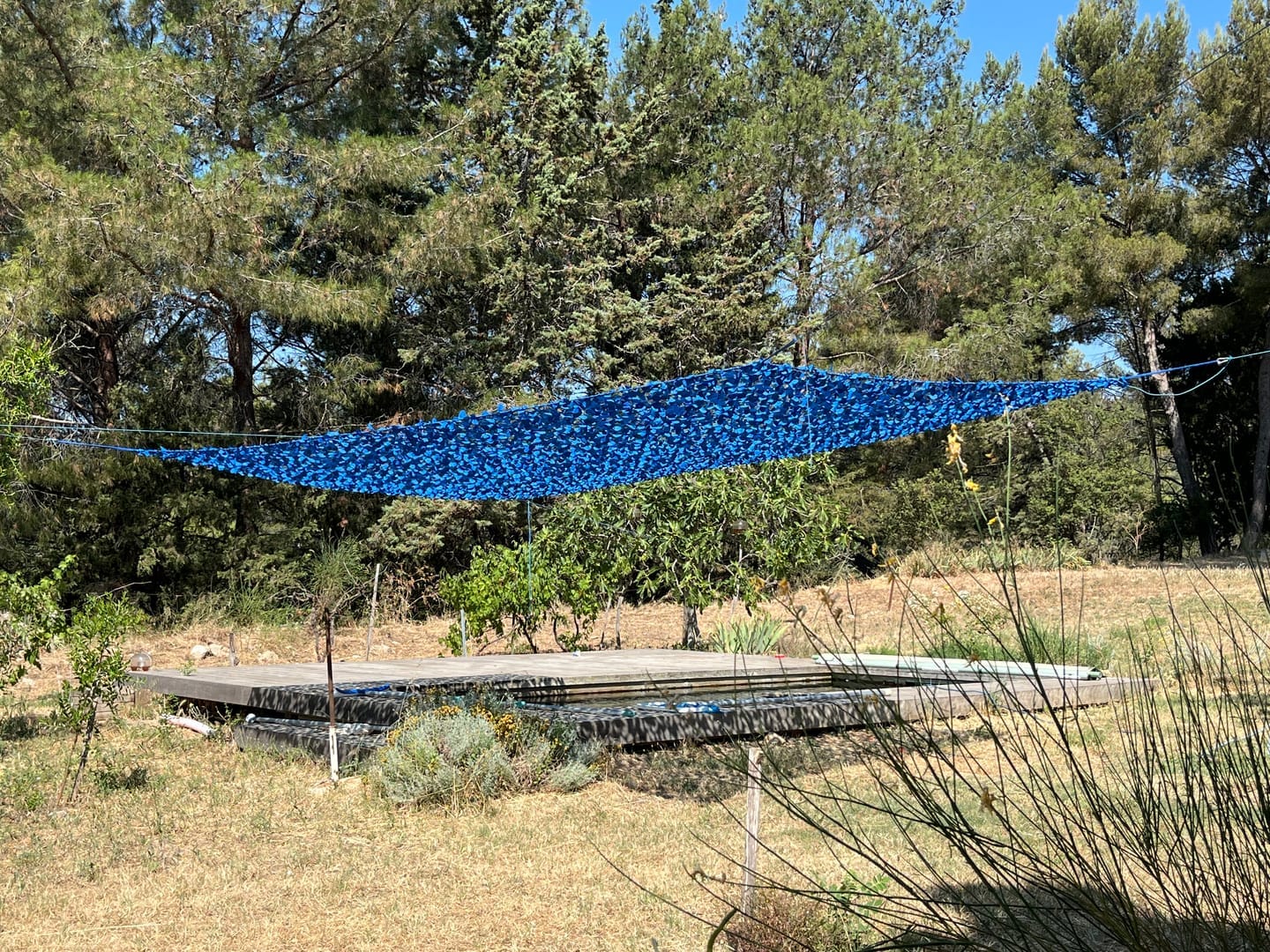 Customer photo review of Desert Camo Netting Sun Shade