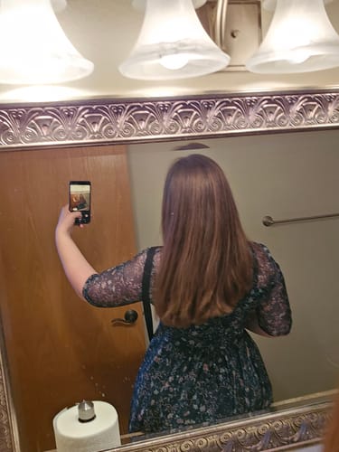 Customer photo review of Swing prom maxi summer floral chiffon dress 5146