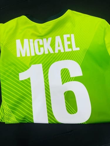 Customer photo review of Custom Black Classic Soccer Training Sets Jersey For Adults/Kids
