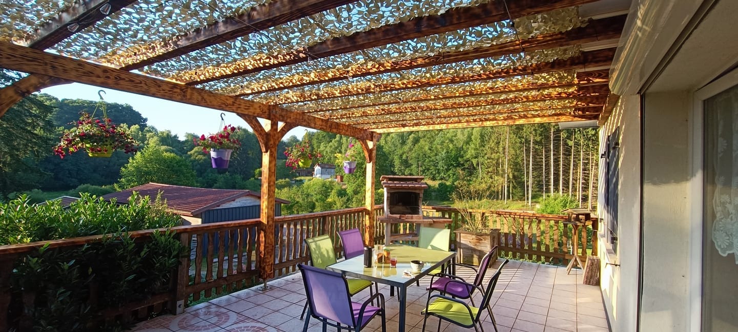 Customer photo review of Desert Camo Netting Sun Shade