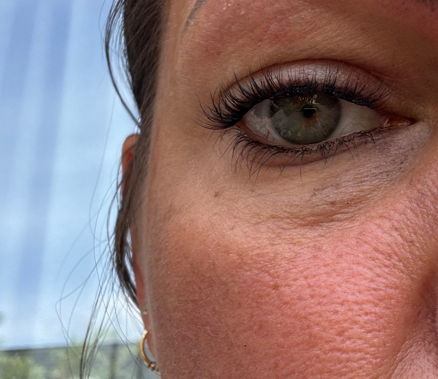 Customer photo review of Single lashes (different lengths) | Whispy Medium