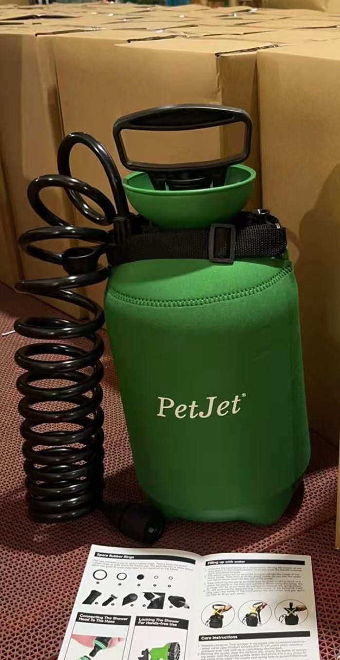 Customer photo review of 5 Litre Portable Shower For On The Go